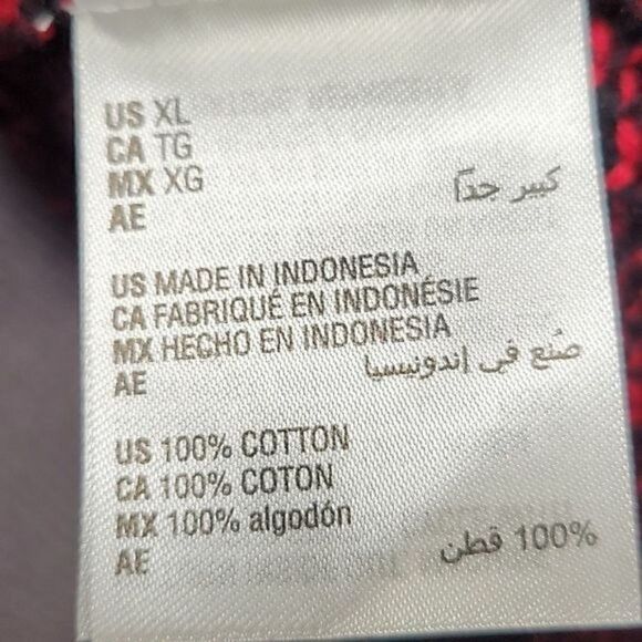 Karen Scott Hardware Henley Cotton Sweater Sz XL - Picture 9 of 13